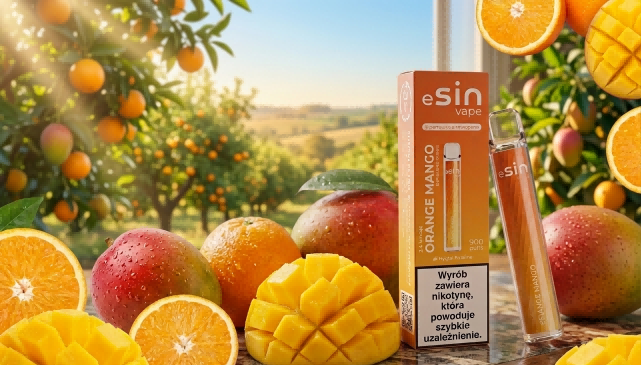 Esin Vape 800 Puffs – 2ml, kompaktowy jednorazowy vape | vapixo