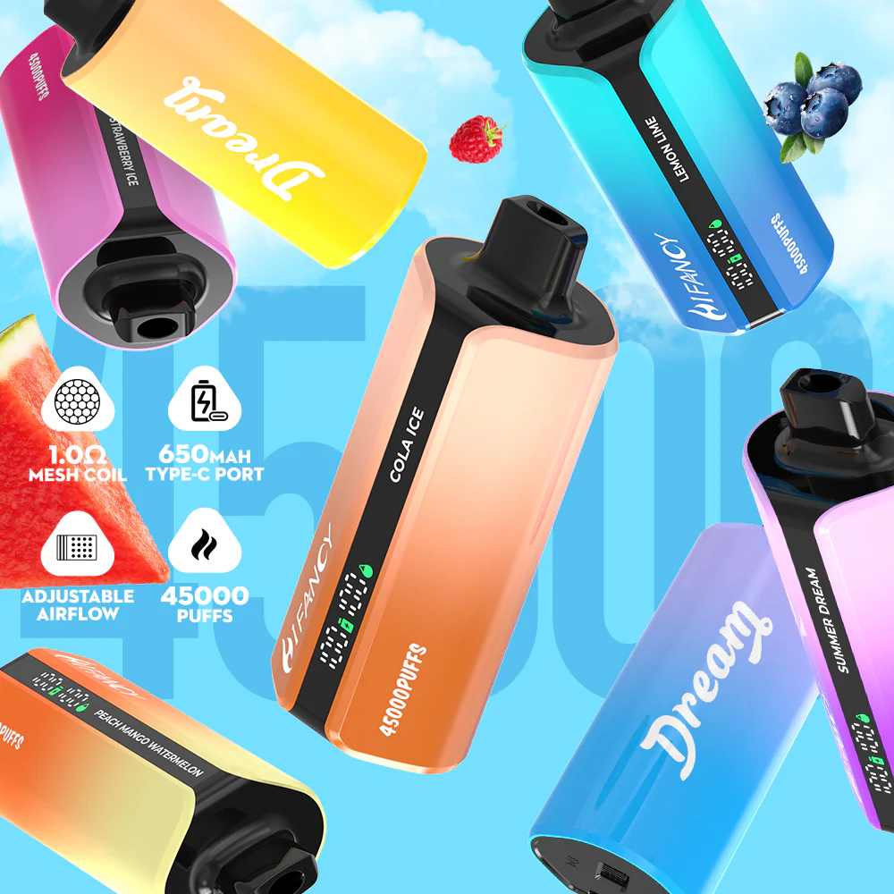 HIFANCY Dream 45000 – LED, 39ml, wygodny vape | vapixo