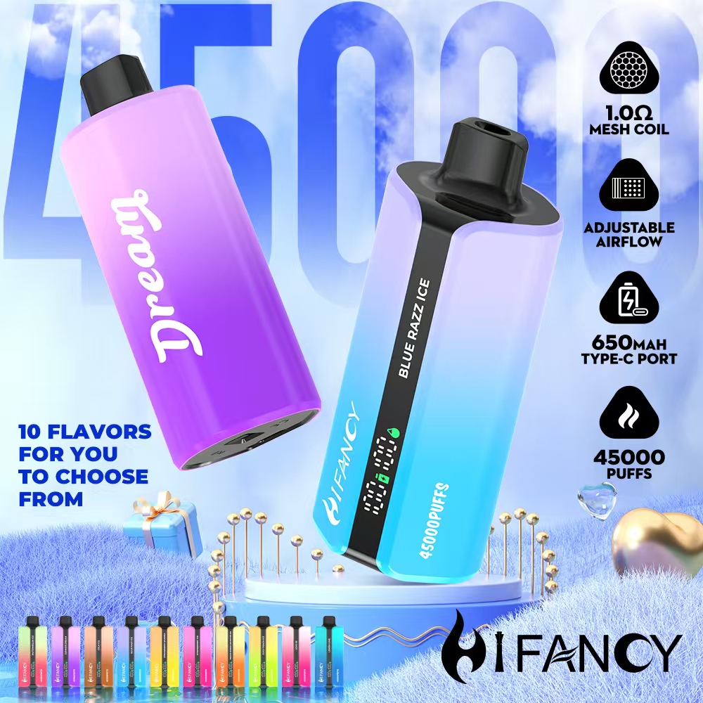 porównanie e-papierosów, vape z ekranem vs prosty, kontrola puffów jednorazówka nowej generacji, Esin Vape vs HIFANCY DREAM - Czy duży vape starcza dłużej niż standardowe modele z 800 ...