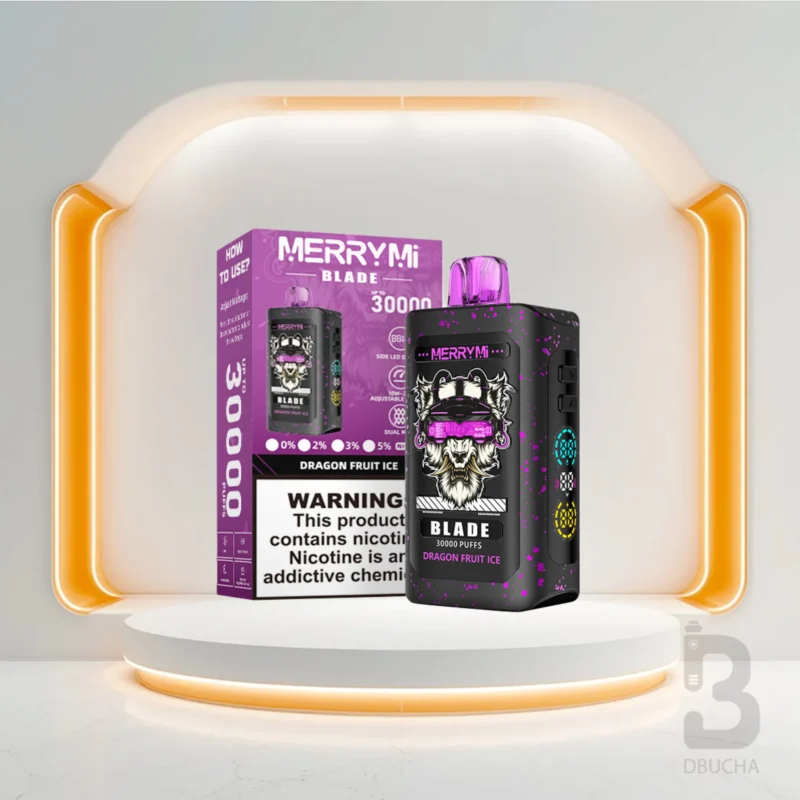 Merrymi Blade 30000 Dual Mesh Coil, profesjonalny e-papieros podwójna grzałka, zaawansowany vape Polska - MerryMi - Blade 30K - Jednorazówki - E papieros - 5% - 30000 ...