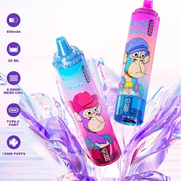 RANDMTORNADO 15000 PUFFS, jednorazowy vape, e-papieros RANDMTORNADO, duża pojemność vape - Jak kupić RandM Tornado 15000 luzem w najniższej cenie w ...
