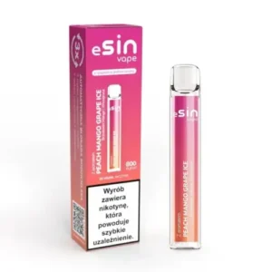 Esin Vape 800, mały jednorazowy vape, e-papieros na 800 zaciągnięć, kompaktowy vape - eSin Vape 800 Puffs Jednorazowy Vape