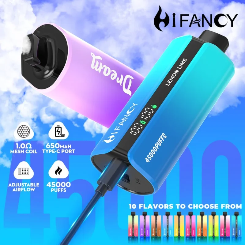 HIFANCY Dream 45000 – LED, 39ml, wygodny vape | vapixo