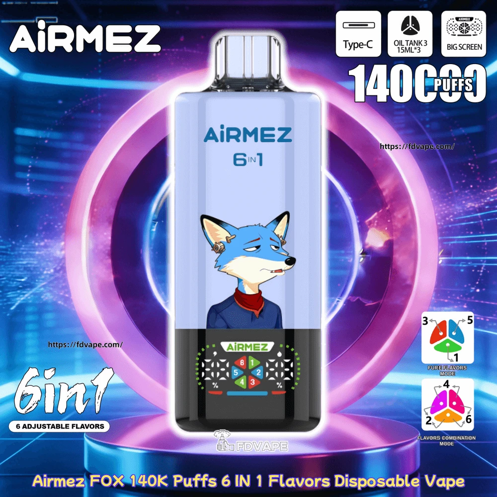 Airmez FOX 140000 140K Puffs 6