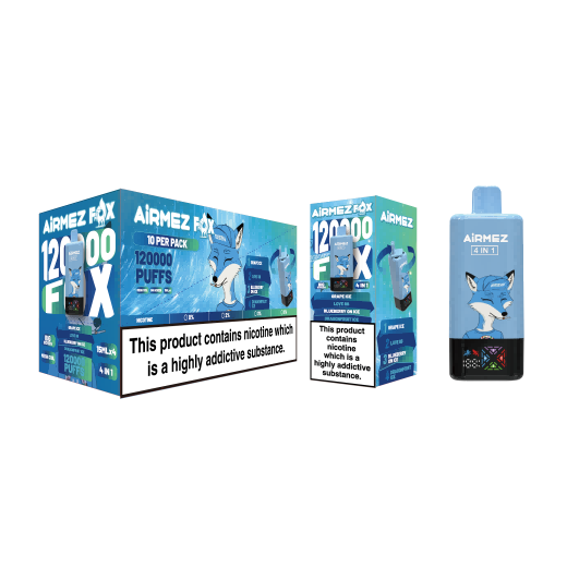 Airmez Fox 4w1 – 60ml, duża pojemność, vape podróżny | vapixo