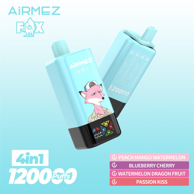 Airmez Fox 4w1 – 60ml, duża pojemność, vape podróżny | vapixo