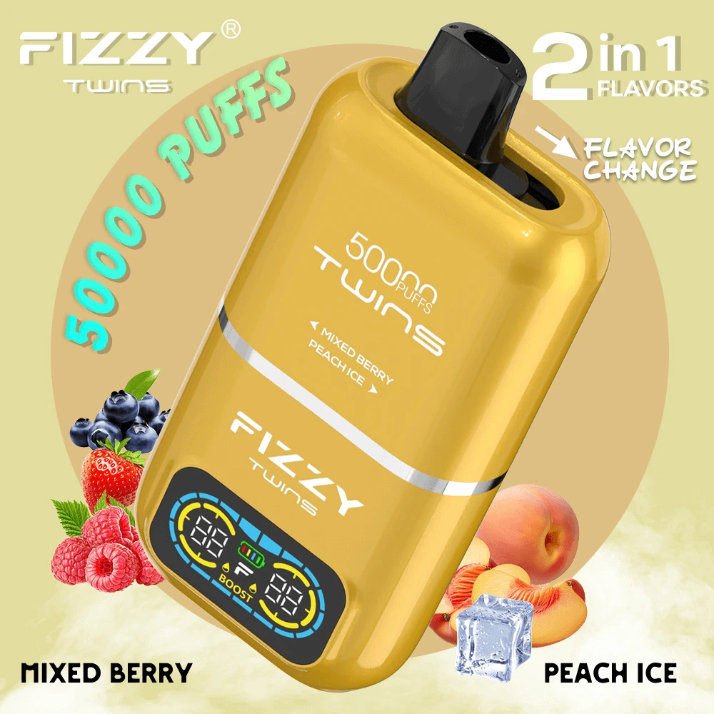 Fizzy Twins 50000 50k Puffs Du 2