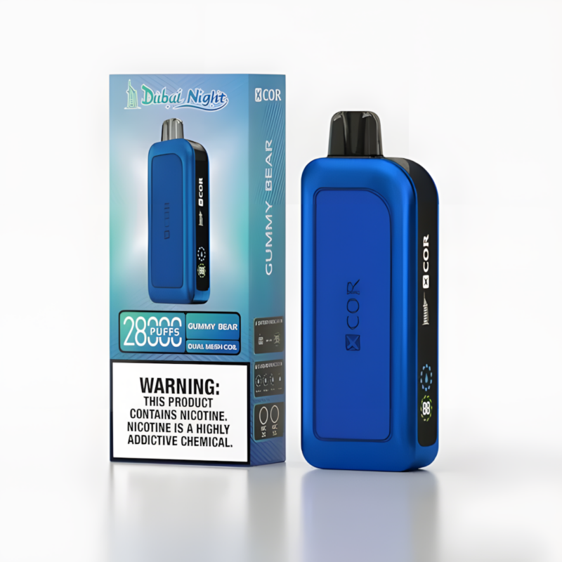 XCOR Dubai Night 28000 – mały vape LED, idealny na podróż | vapixo