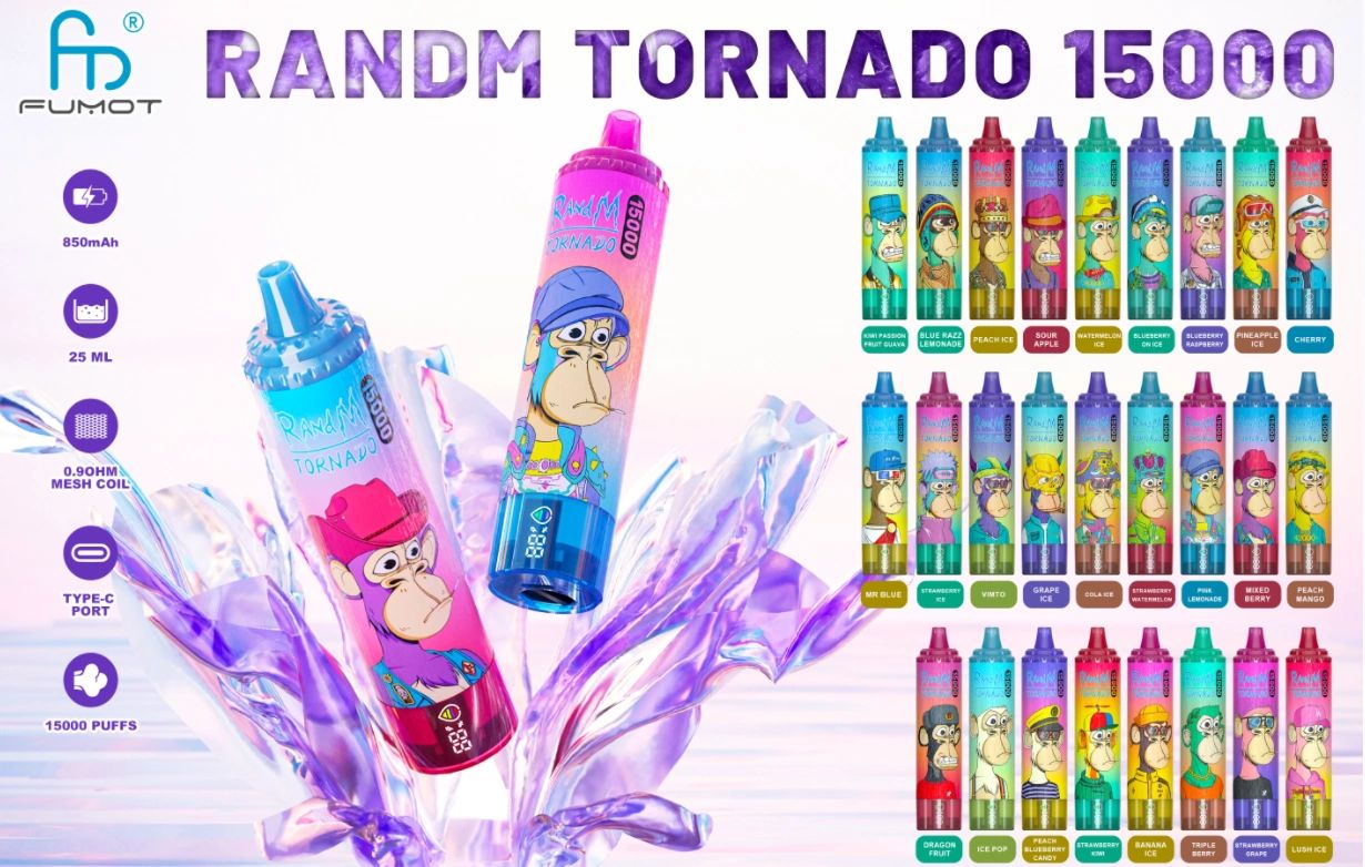 inteligentny e-papieros dużej pojemności, alternatywy dla jednorazowych vape, Fizzy Twins 50000, RANDM Tornado 15000 - JednorazÃ³wka RandM Tornado 15000 15k Puffs 25ml 5% 850mAh ...