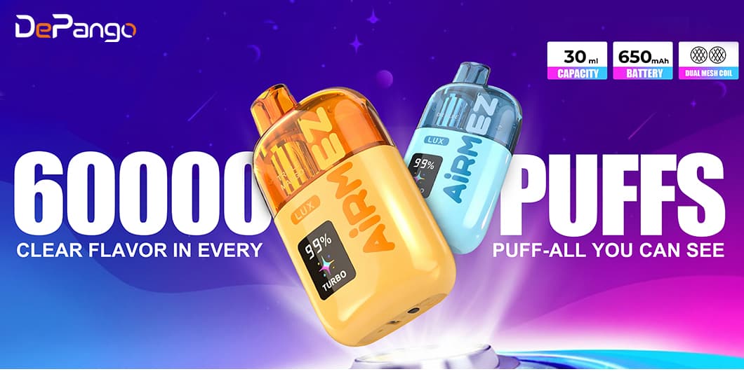 Airmez LUX 60000 60K Puffs Jednorazowy Vape – Widoczny zbiornik, duża pojemność liquidu | vapixo