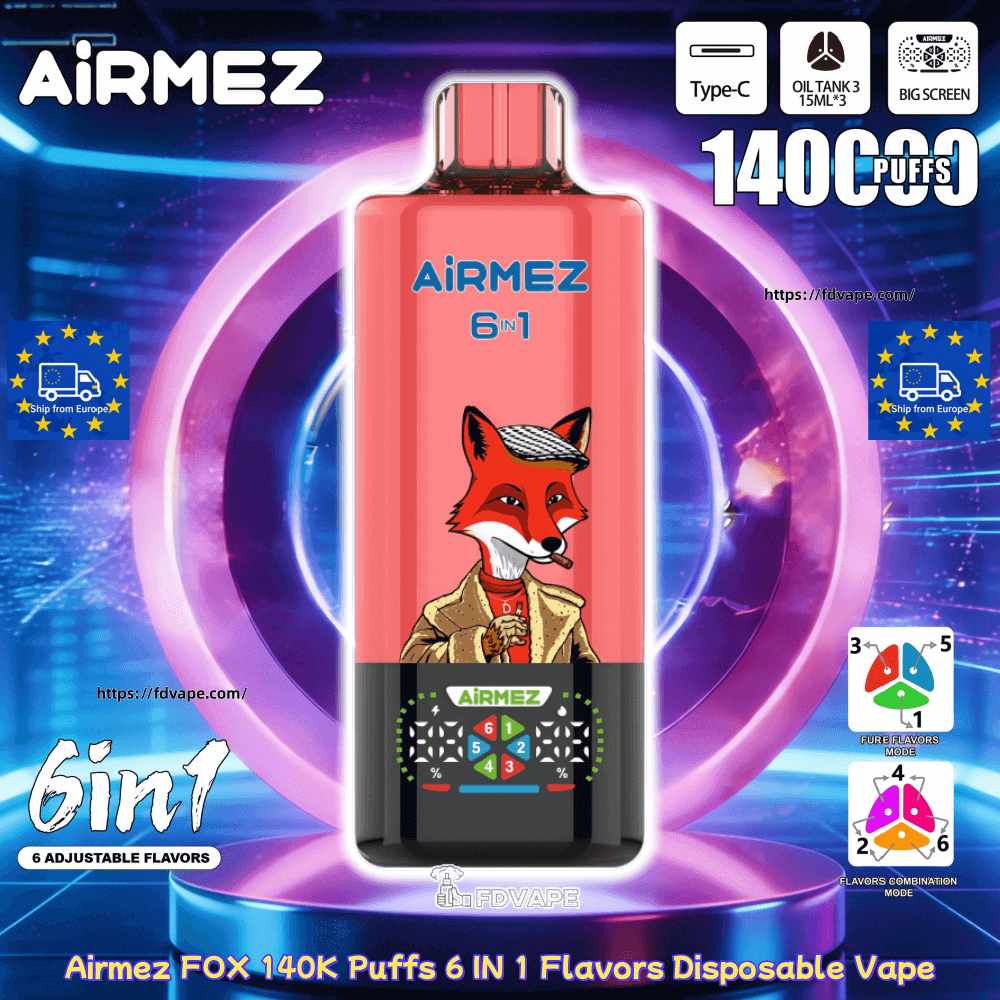 Airmez FOX 140000 140K Puffs 6