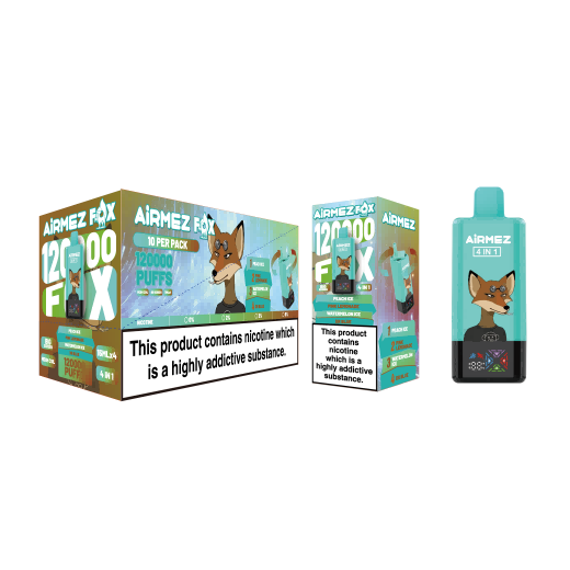 Airmez Fox 4w1 – 60ml, duża pojemność, vape podróżny | vapixo | airmez fox 120k