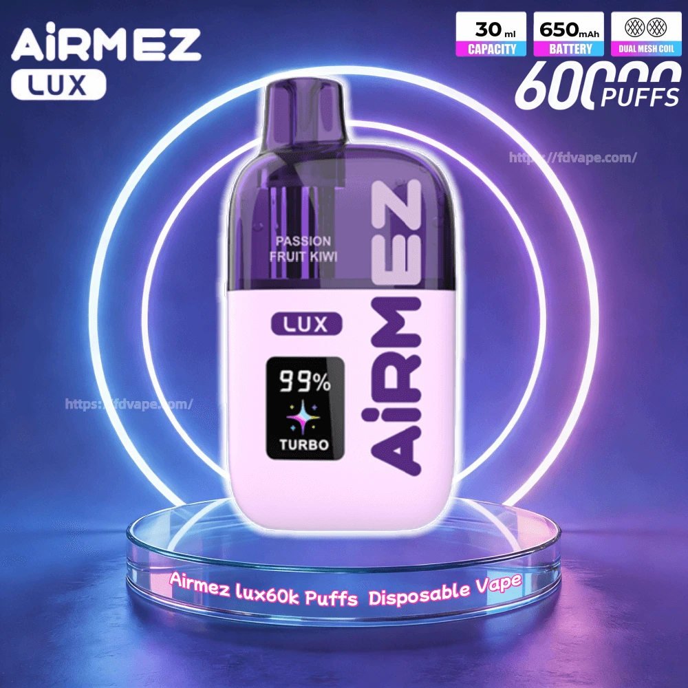Airmez LUX 60000 60K Puffs Jednorazowy Vape – Widoczny zbiornik, duża pojemność liquidu | vapixo