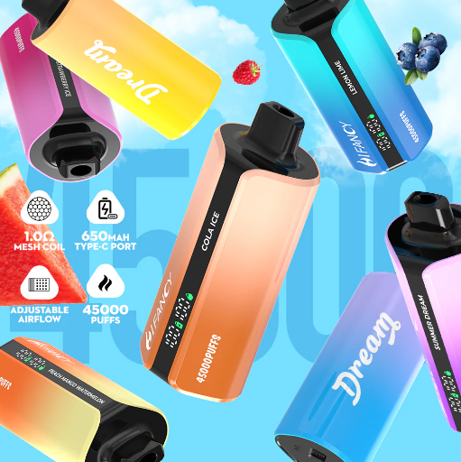 HIFANCY Dream 45000 – LED, 39ml, wygodny vape | vapixo