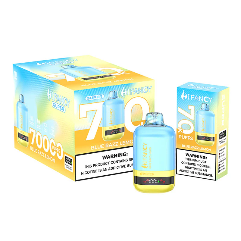 HIFANCY SUPER 70000 – 46ml, mesh coil, intensywny smak Blueberry Candy Jam | vapixo