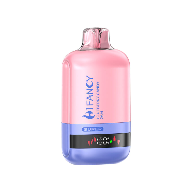 HIFANCY SUPER 70000 – 46ml, mesh coil, intensywny smak Blueberry Candy Jam | vapixo