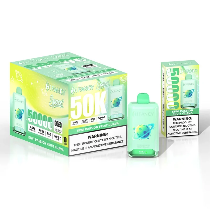 Hifancy Space 50000 – nowoczesny vape LED, duża pojemność | vapixo