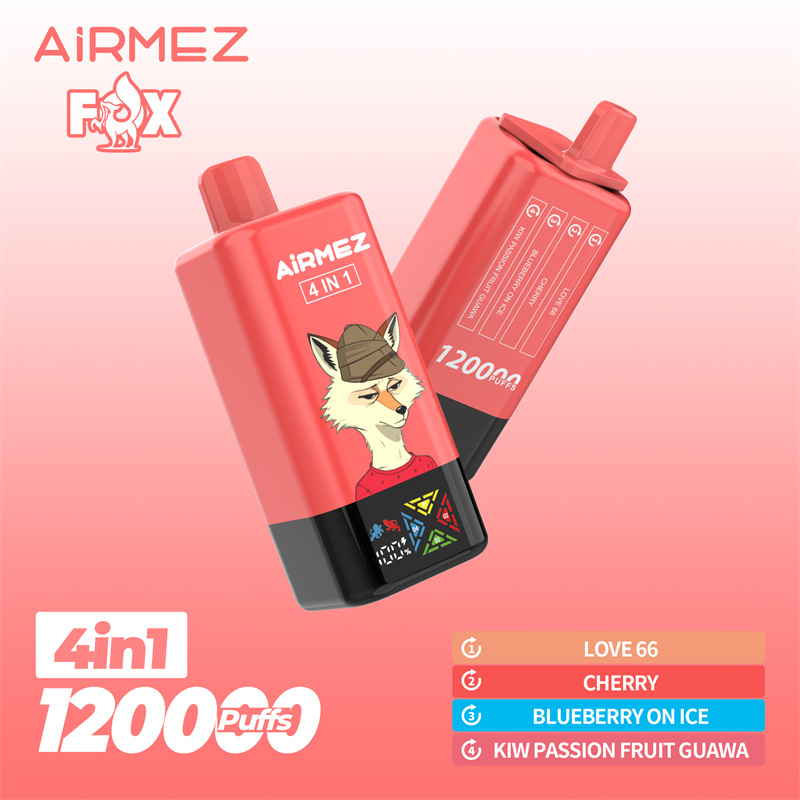 Airmez Fox 4w1 – 60ml, duża pojemność, vape podróżny | vapixo