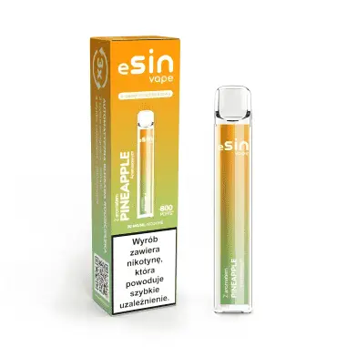 Esin Vape 800 Puffs – 2ml, kompaktowy jednorazowy vape | vapixo