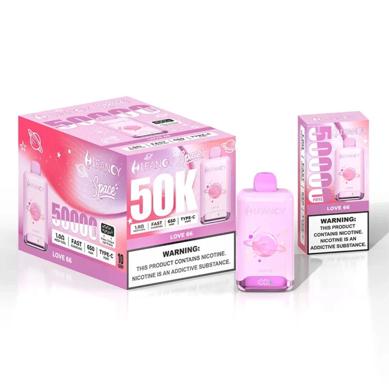 Hifancy Space 50000 – nowoczesny vape LED, duża pojemność | vapixo