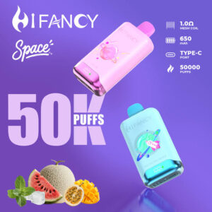 Hifancy Space 50000 – nowoczesny vape LED, duża pojemność | vapixo
