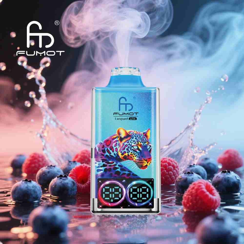 Fumot Leopard 40000 Blueberry Raspberry-1 Fumot Leopard 40000 – technologia Dual Mesh, zbiornik 35ml | vapixo