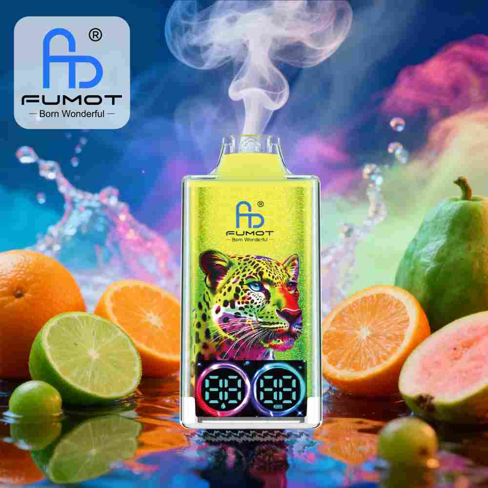 Fumot Leopard 40000 Lemon & Lime-1 Fumot Leopard 40000 – technologia Dual Mesh, zbiornik 35ml | vapixo