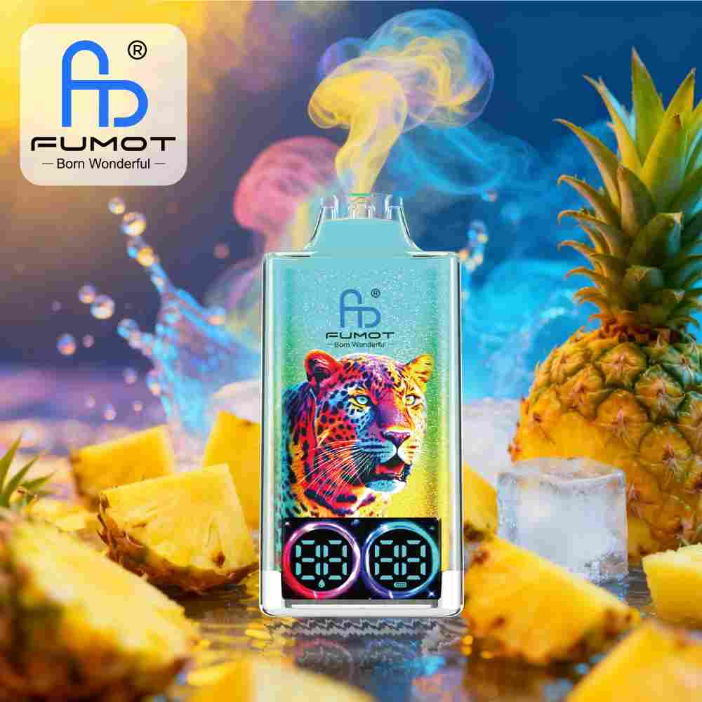 Fumot Leopard 40000 Pineapple Ice-1 Fumot Leopard 40000 – technologia Dual Mesh, zbiornik 35ml | vapixo