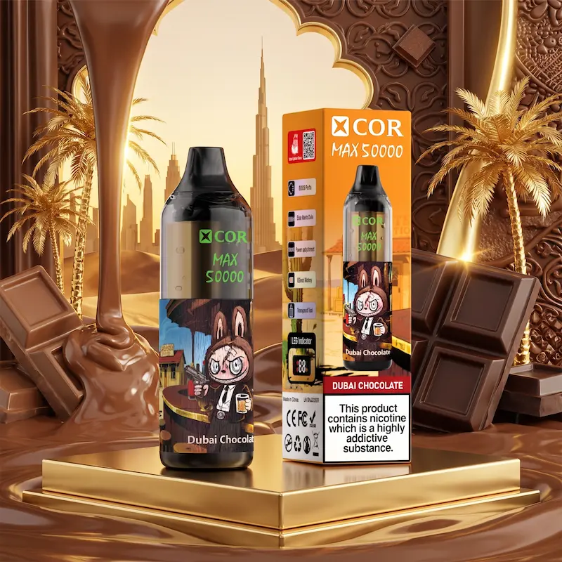 XCOR MAX 50000 – przezroczysty zbiornik, cyfrowy wyświetlacz LED | vapixo