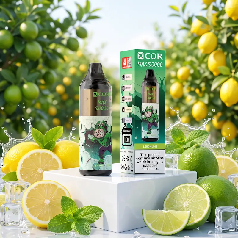 XCOR MAX 50000 – przezroczysty zbiornik, cyfrowy wyświetlacz LED | vapixo