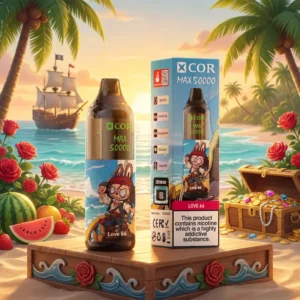 XCOR MAX 50000 – przezroczysty zbiornik, cyfrowy wyświetlacz LED | vapixo