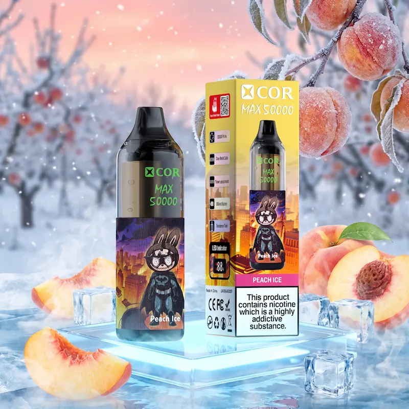 XCOR MAX 50000 – przezroczysty zbiornik, cyfrowy wyświetlacz LED | vapixo