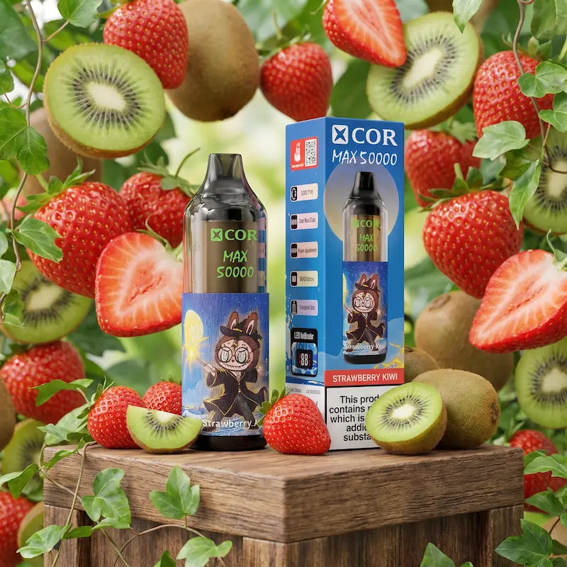 XCOR MAX 50000 – przezroczysty zbiornik, cyfrowy wyświetlacz LED | vapixo