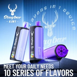 Stag Bar 6 in 1 180000 – 108ml, 6 smaków, innowacyjny vape podróżny | vapixo